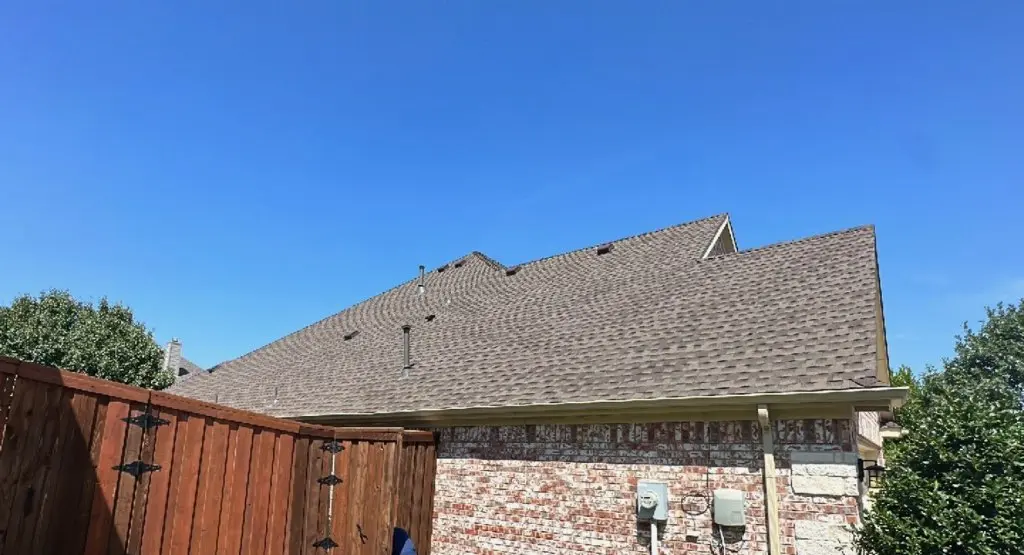 Completed roof replacement project in East Foothills